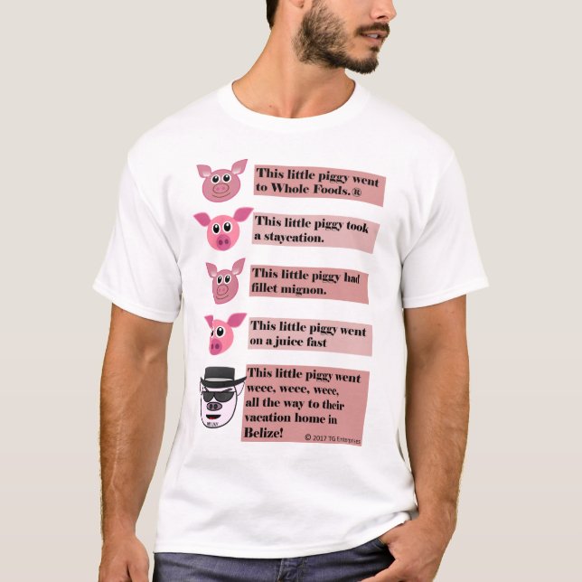 La "esta camiseta de los pequeños" hombres guarros (Anverso)