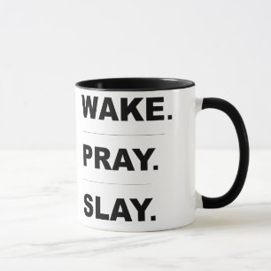 La "estela ruega mata" la taza