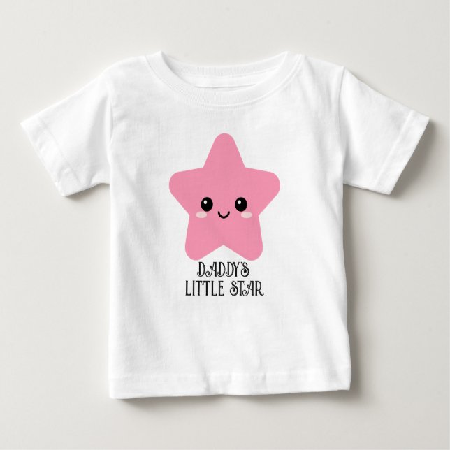 La Estrella de Papá, Camiseta Gráfica de Estrella  (Anverso)