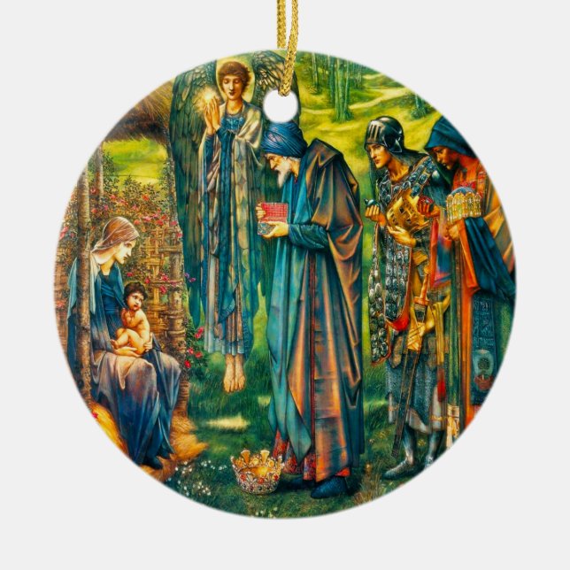 La estrella del ornamento del círculo de Belén (Frente)