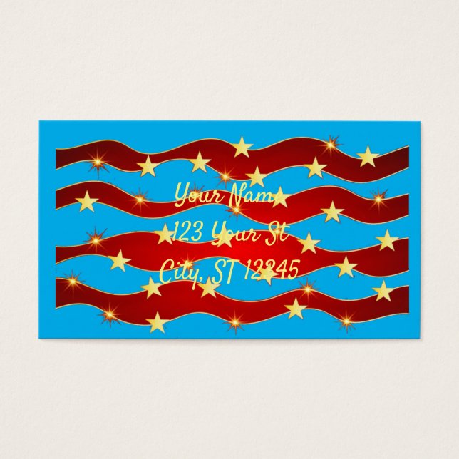 La estrella del oro es el cielo patriótico Thunder (Frente)