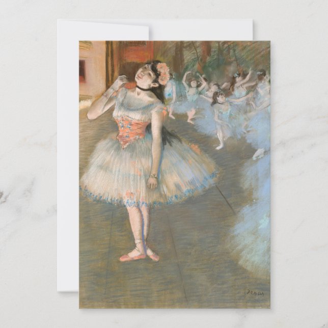 La estrella | Edgar Degas (Anverso)