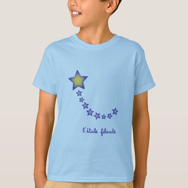 La estrella fugaz embroma la camiseta (Anverso)