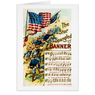 La estrella Spangled la bandera 1908