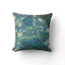 La estrellada almohada Kaleidoscope de Van Gogh