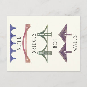 La estructura tiende un puente sobre no la postal