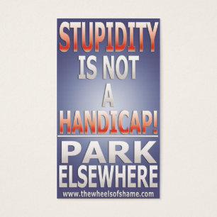 La estupidez no es un parque de la desventaja a