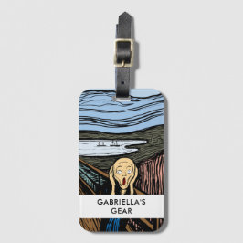 La etiqueta de equipaje Edvard Munch