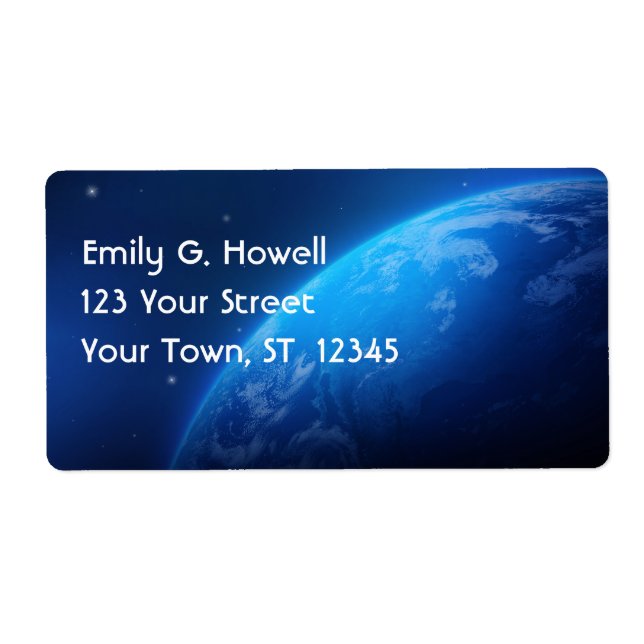 La etiqueta de la Tierra (Frente)