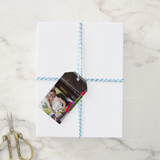 La etiqueta de regalo de amor para boda.