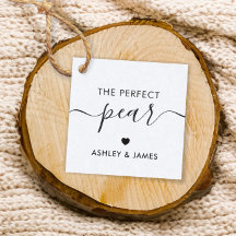 La etiqueta Perfecta Pear, la etiqueta de regalo B