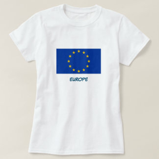La Europa de las camisetas de las mujeres
