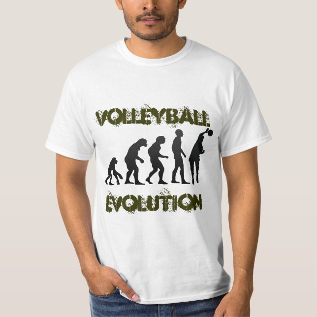 La evolución de la camiseta del voleibol (Anverso)