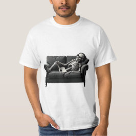 La existencia es una camiseta de Skeleton agotador