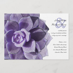 La exitosa invitación a la boda de Lilac en Victor