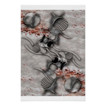 "La expresión sensible", brillante Poster