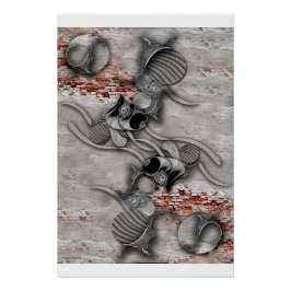 "La expresión sensible", brillante Poster