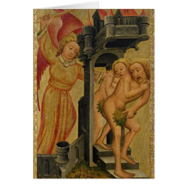 La expulsión del jardín del paraíso (Frente)