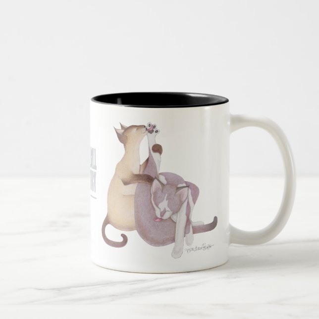 La fábrica del Hairball 11 onzas. Taza (Derecha)