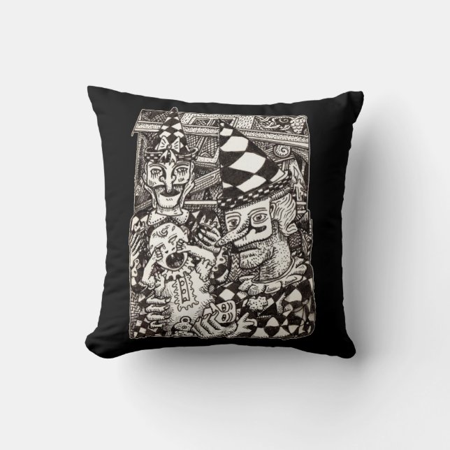 La fabricación del hombre, el cojín de lanzamiento (Anverso)