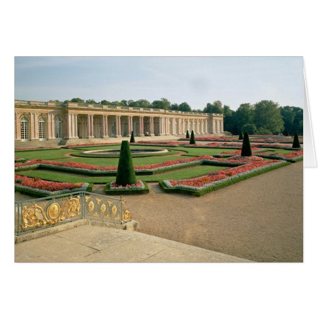 La fachada del jardín del Gran Trianón, 1687 (foto (Anverso (Horizontal))