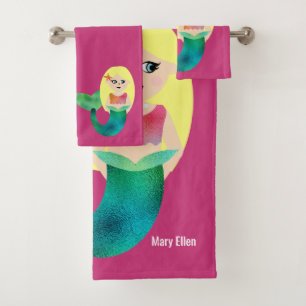 La falsa sirena rubia personalizada del Relieve