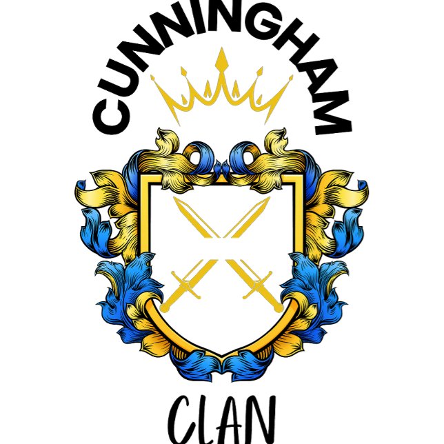 La familia Clan Cunningham arremete camiseta (Subido por el creador)