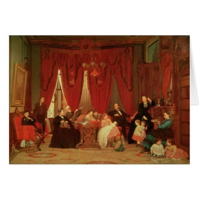 La familia de la portilla, 1870-71 (Anverso (Horizontal))