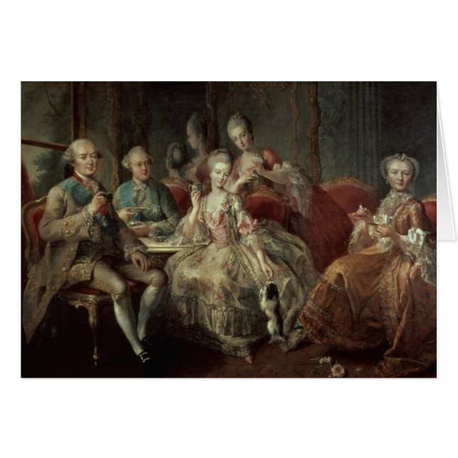 La familia de Penthievre o la taza de chocolate (Anverso (Horizontal))