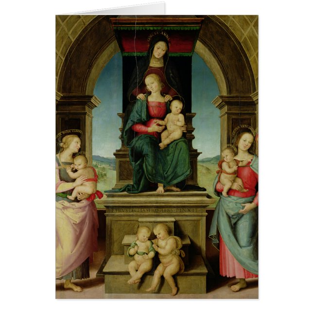 La familia de St Anne, c.1507 (Frente)