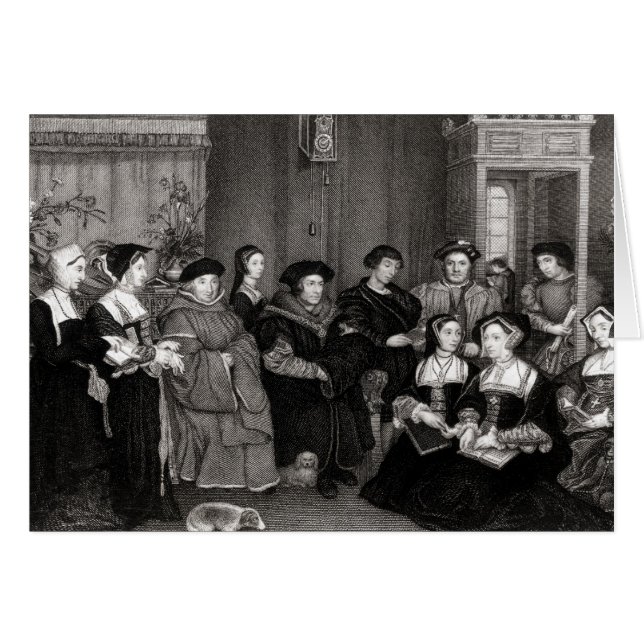 La familia de Thomas More (Anverso (Horizontal))