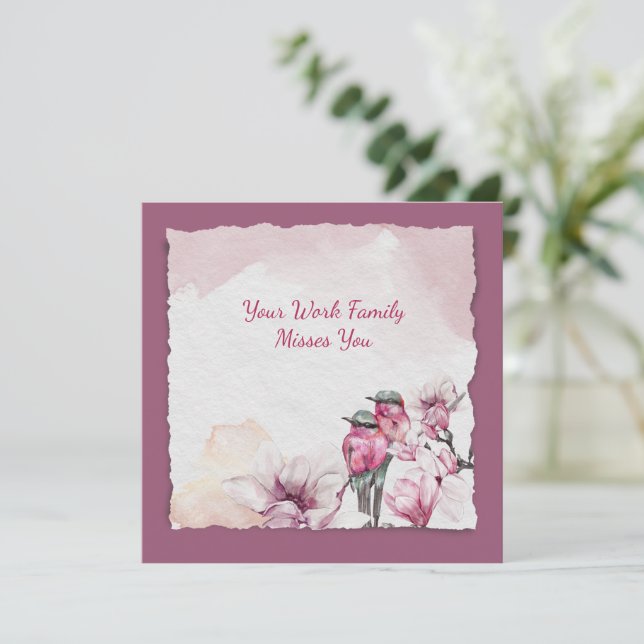 La familia del trabajo no te lleva bien (Anverso de pie)