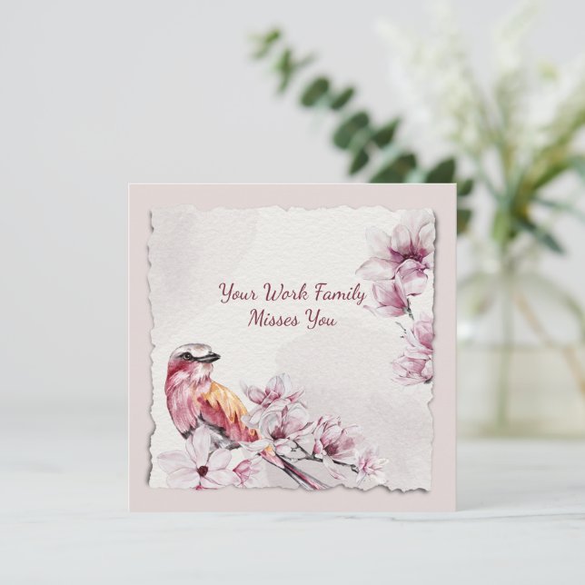 La familia del trabajo no te lleva bien (Anverso de pie)