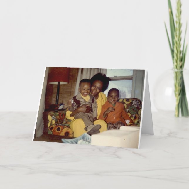 LA FAMILIA ES TARJETA DE FELICITACIÓN DE LA RISA (Anverso)