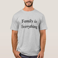 La "familia es todo" camiseta