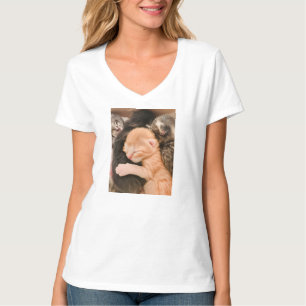 La familia lo es todo, camiseta de gatito