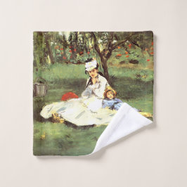 La familia Monet en su jardín Edouard Manet