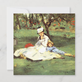 La familia Monet en su jardín Edouard Manet