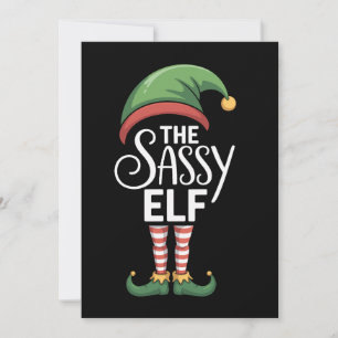 La Familia Navideña del Elfo Sassy Navidad Fiesta