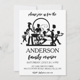 la familia reúne invitaciones a reuniones familiar