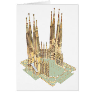 La familia santa Antonio Gaudi. Barcelona España