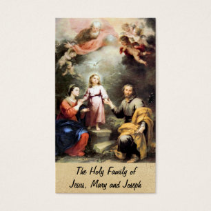 La familia santa de Jesús, de Maria y de José