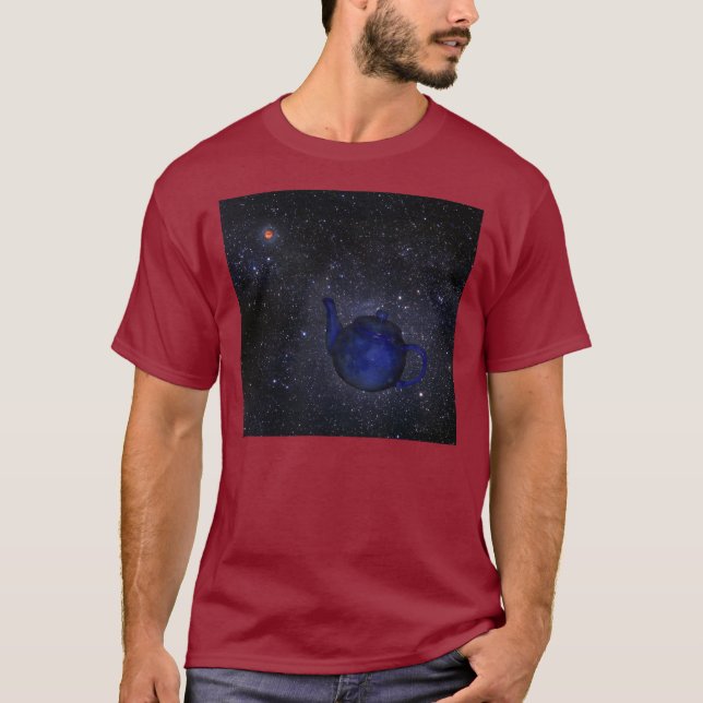 La famosa camiseta celestial de Bertrand Russell (Anverso)