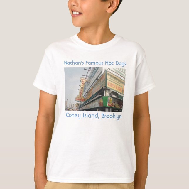 La famosa camiseta de Nathan's Hot Dogs (Anverso)