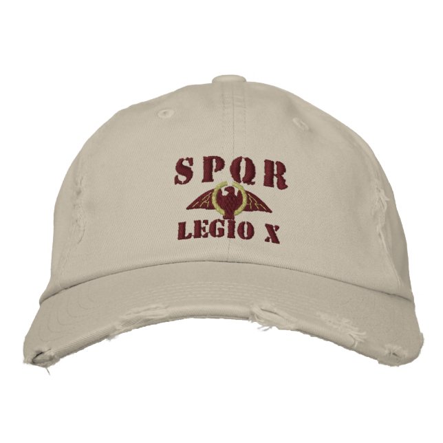 La famosa décima Legión de Julio César - Gorra de  (Anverso)