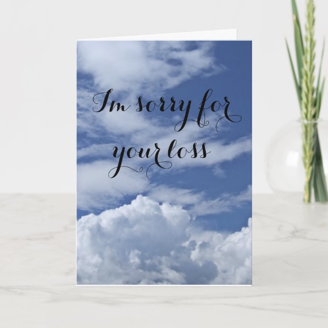 La fantasía se divierte la tarjeta de condolencia (Anverso)