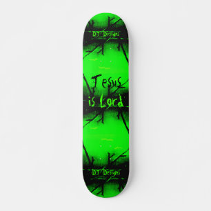 La fe cristiana Jesús es señor Skateboard