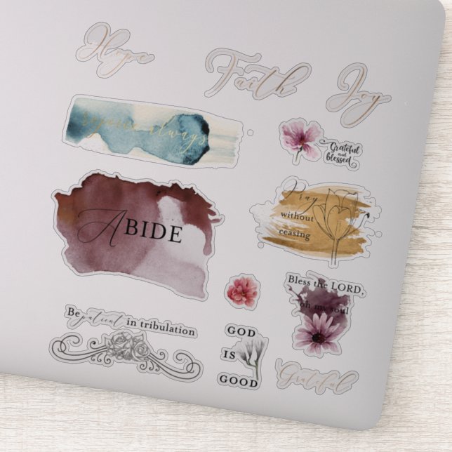 La fe en los Pegatinas de Dios (Detalle)