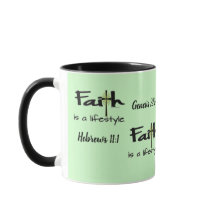 "La fe es un estilo de vida" - Taza para bebida ca