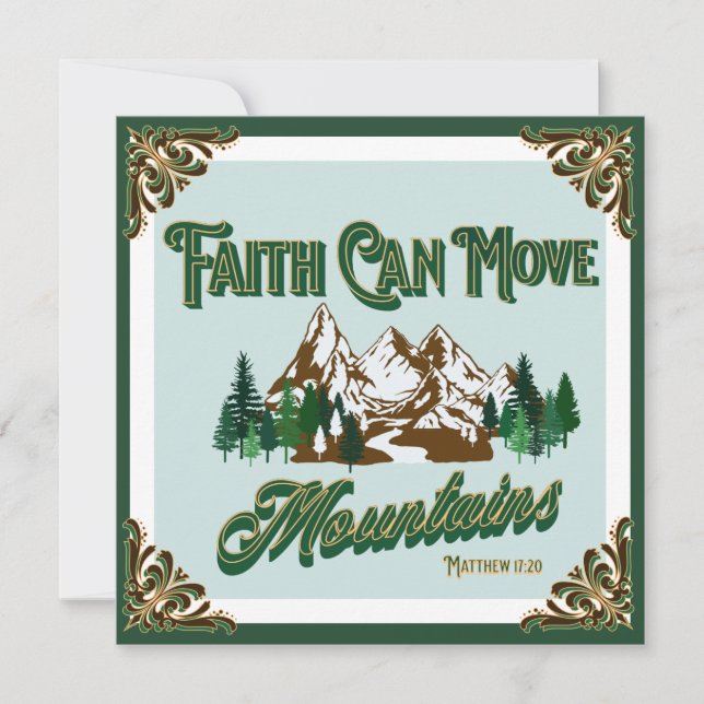 La fe puede mover montañas (Anverso)